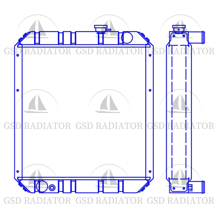 Visokokakovostni radiator PC56 za bager Komatsu