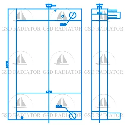 Foton Lovol FL956H Nov tip nakladalnika Radiator Visoka kakovost