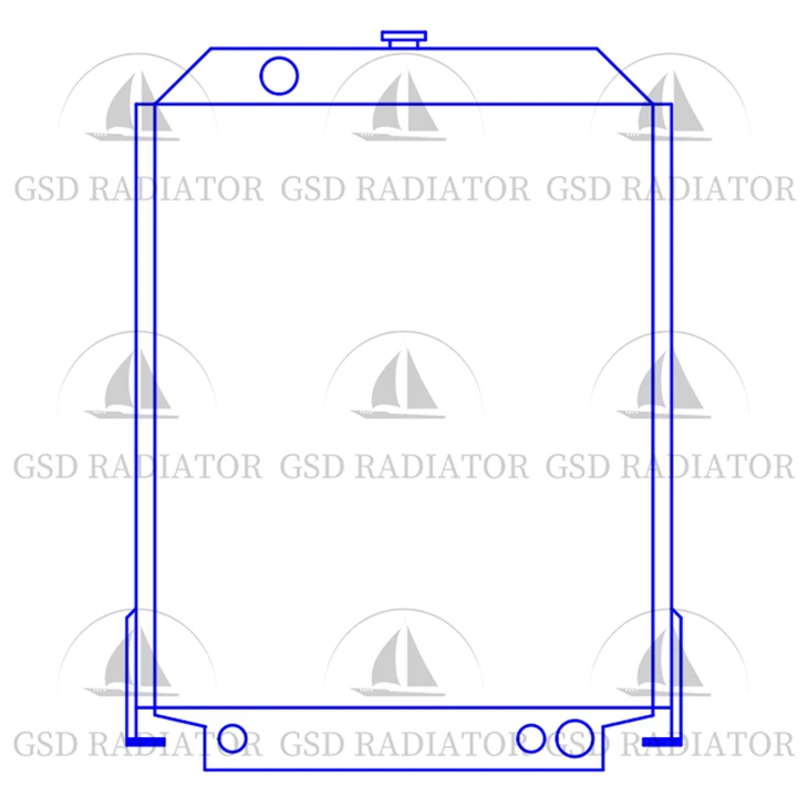 Xiagong XG953 Radiator nakladalnika